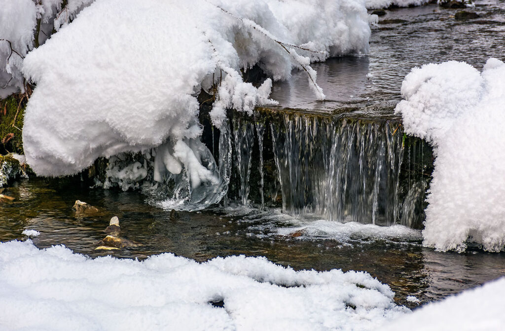 Water in the basement after snow melts